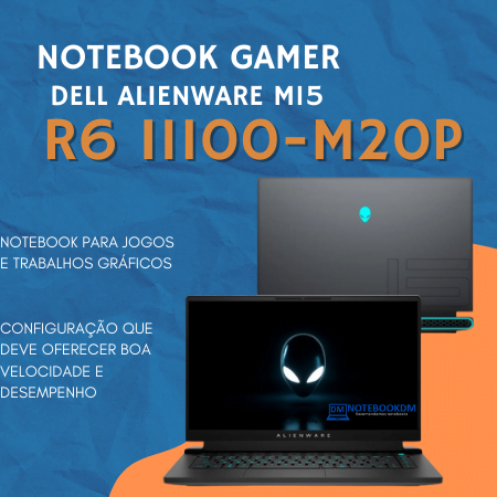 Notebook Dell Alienware M15 R6 I1100-M20p é bom ? Está Máquina é equipada com nvidia GeForce RTX 3060, Intel Core i7-11800H e SSD M2 de 1 TB.
