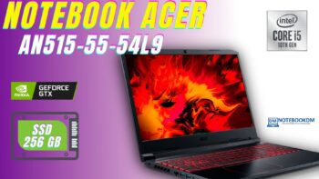 Notebook Gamer Acer AN515-55-54L9 é bom ? c/ GTX 1650 | SSD | I5-10º Geração Windows 10 home 8 Gigas de RAM tela Full HD IPS AN515-55-54L9