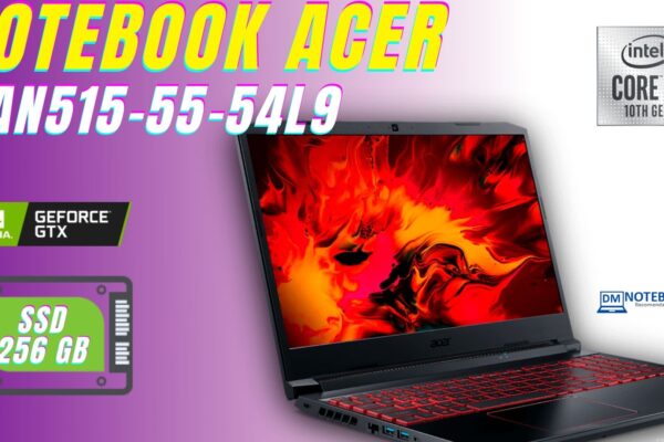 Notebook Gamer Acer AN515-55-54L9 é bom ? c/ GTX 1650 | SSD | I5-10º Geração Windows 10 home 8 Gigas de RAM tela Full HD IPS AN515-55-54L9