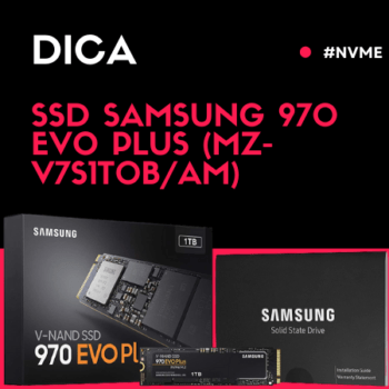 SSD M2 de 1 TB para Notebook e PCs com SLOT M.2 com interface PCIe NVME