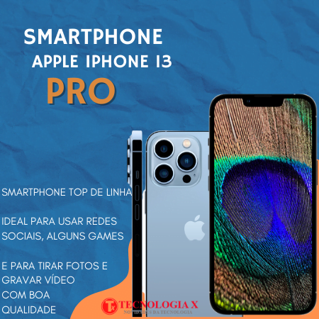 Iphone Pro é bom ? Smartphone TOP DE LINHA com Tela Super Retina XDR com ProMotion OLED sem bordas de 6,1 polegadas e CHIP A15 Bionic.