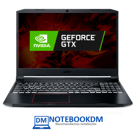 Nitro 5 AN515-54-58CL 1 Nitro 5 AN515-54-58CL Com Nvidia GTX 1650 de 4 Gigas, SSD de 128 Gigas e Tela Full HD IPS por R$ 4.463,07 à vista e + 20 Reais de Desconto usando código