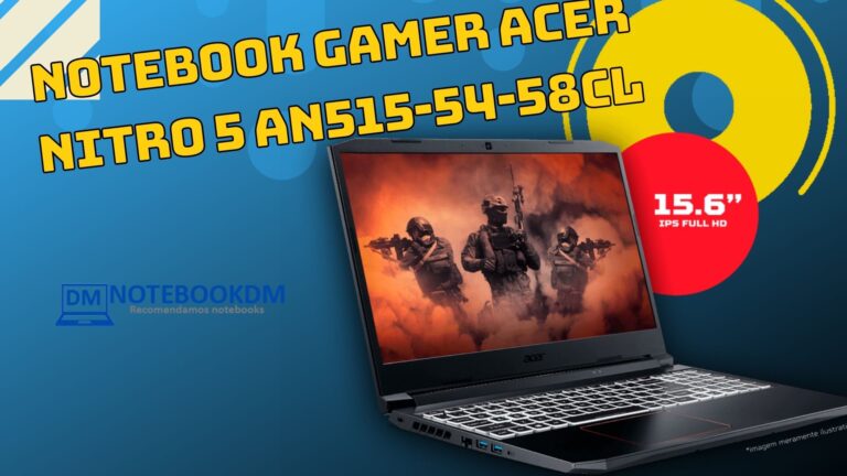 Nitro 5 AN515-54-58CL ? C/ Nvidia GTX 1650 POR R$ 4.463,07 à vista ExpansíveL até 32GB TECLADO retro iluminado em vermelho Tela IPS FULL HD