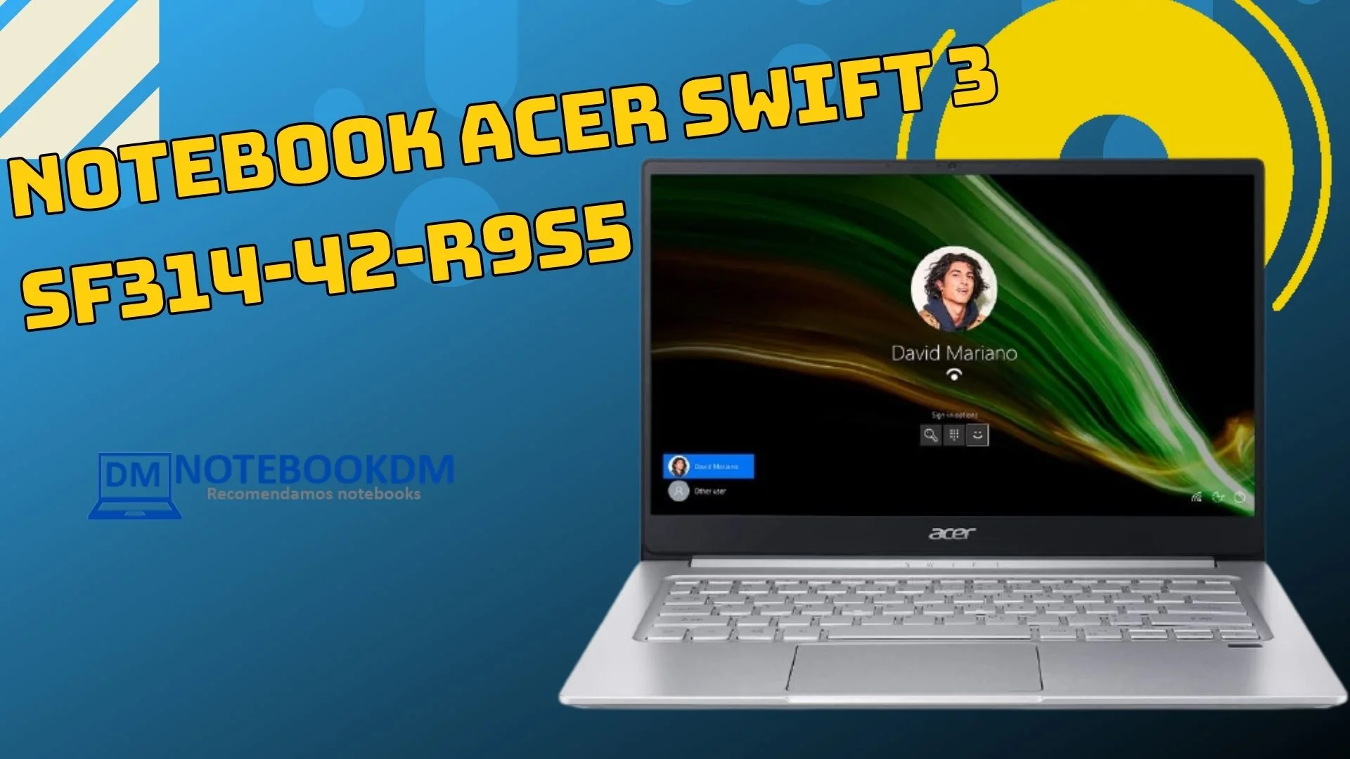 Notebook Acer Swift 3 SF314-42-R9S5 é bom ? Tela IPS Ryzen 7 R$4.399 Á VISTA Teclado retro iluminado Leitor de digital Resolução FULL HD