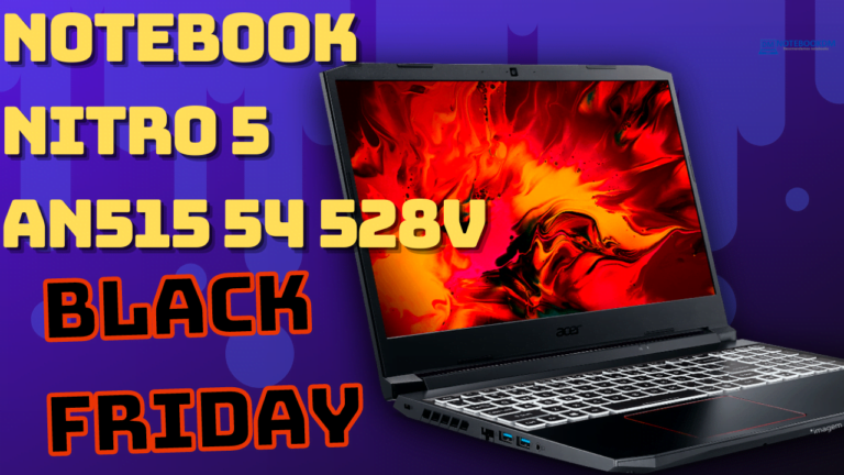 Black Friday 2021 Notebook Acer Nitro 5 AN515-54-528V Custando R$ 4.616,99 à VISTA ou R$ 4.859,99 em até 12x Usando o Cupom da Loja.