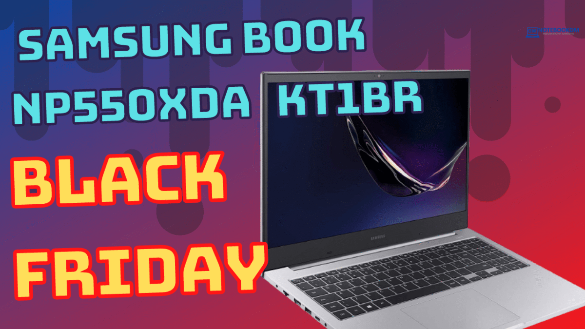 Black Friday 2021 Samsung Book NP550XDA-KT1BR Custando R$ 2.436,74 em 1x no cartão ou R$ 2.564,99 em até 12x com Cupom da Loja.