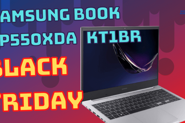 Black Friday 2021 Samsung Book NP550XDA-KT1BR Custando R$ 2.436,74 em 1x no cartão ou R$ 2.564,99 em até 12x com Cupom da Loja.