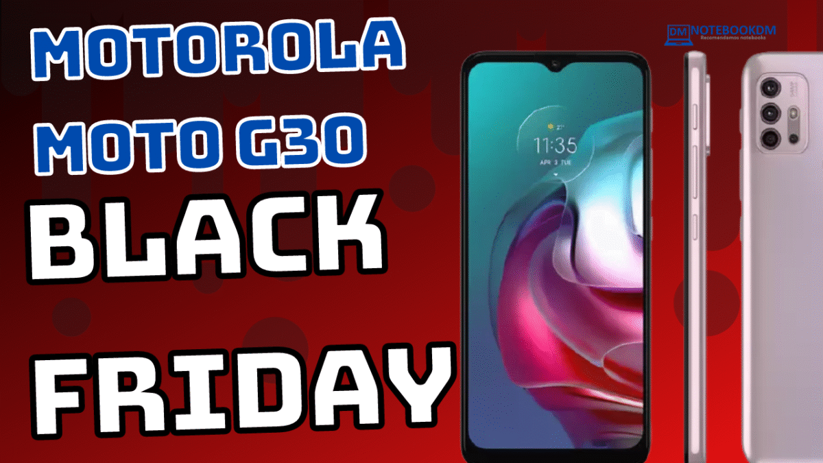 Black Friday 2021 Motorola Moto G30 Custando R$ 1.250,10 à vista + Cupom de desconto exclusivo.