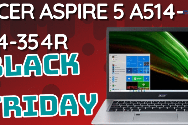 Black Friday 2021 Notebook Acer Aspire 5 A514-54-354R Custando R$ 2.991,64 à vista se usar cupom EXCLUSIVO da Loja.