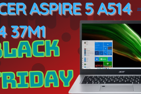 Black Friday 2021 Notebook Acer Aspire 5 A514-54-37M1 Custando R$ 2.969,20 em 1x no cartão ou R$ 3.374,10 em até 12x se usar cupom EXCLUSIVO.