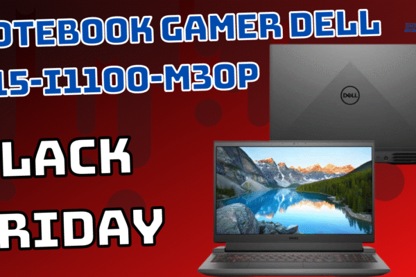 Black Friday 2021 Notebook Gamer Dell G15-I1100-M30p Custando R$ 5.588,19 em 1x no cartão ou R$ 6.209,10 em até 12x ser usar o Cupom de desconto.