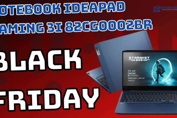 Black Friday 2021 Notebook IdeaPad Gaming 3i ‎82CG0002BR Custando R$ 3.977,23 em 1x no cartão ou R$ 4.679,10 em até 12x usando cupom EXCLUSIVO.