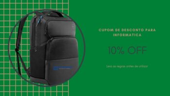 1 Cupom de desconto para informatica ! Produtos selecionados com desconto de 10% .