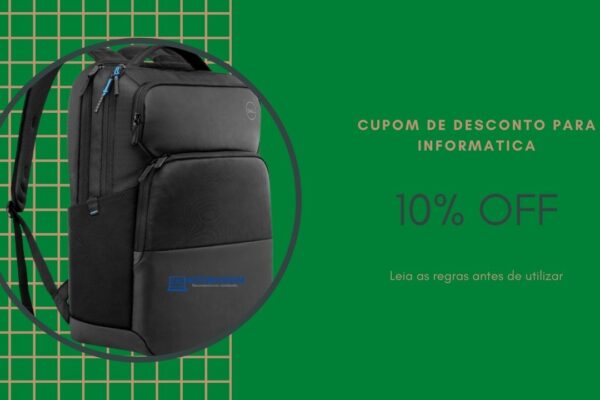 1 Cupom de desconto para informatica ! Produtos selecionados com desconto de 10% .
