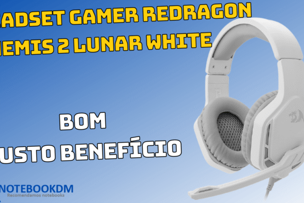 Headset Gamer Redragon Themis 2 Lunar White é bom ? O Headset tem um bom custo benefício se levar em consideração a qualidade do som e do microfone.