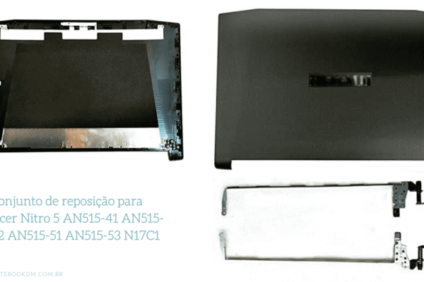 Carcaça de Notebook Nitro 5 AN515-51 AN515-41 AN515-42 e AN515-53 N17C1- MPN: 60.Q2SN2.002, AP211000700 novo