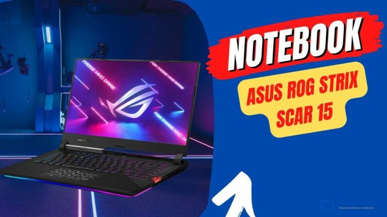 Notebook ASUS ROG Strix Scar 15 G533QS-DS98 com NVIDIA GeForce RTX 3080 | AMD Ryzen 9 5900HX e Tela Full HD IPS de 300 HZ.
