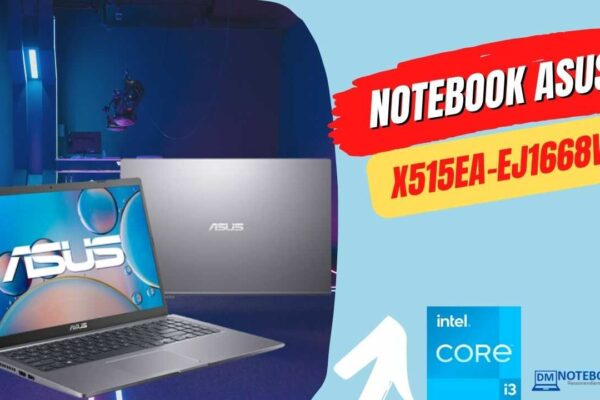 Notebook asus X515EA-EJ1668W: Modelo perfeito para trabalhos de escritório com Tela Full HD.
