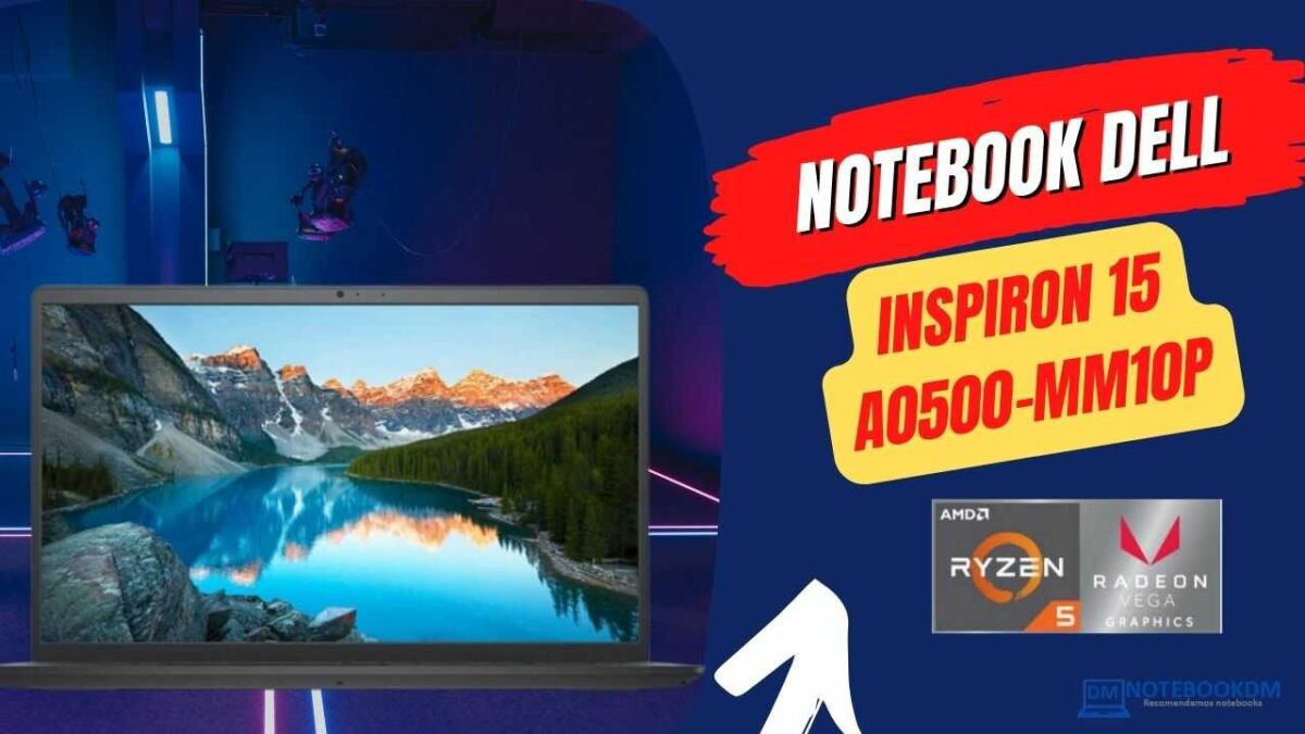 Notebook Dell Inspiron 15 a0500-MM10P: O Modelo ideal para você trabalhar via home office ou em escritório.