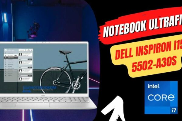Notebook Ultrafino Dell Inspiron i15-5502-A30S&nbsp;com Nvídia Geforce MX350 + Tela Full HD WVA + SSD NVME de 256 GB.