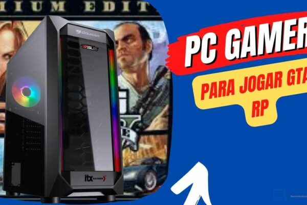 PC Gamer para jogar GTA RP e muitos outros Jogos. O PC tem I5 10400F | Asus GTX 1650 4GB | 16GB de RAM e SSD 480GB.