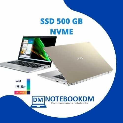 Notebook Acer Aspire 5 A514-54-56HA Intel Core i5 11ª Gen Windows 11 Home 8GB 512GB SDD 14' Full HD