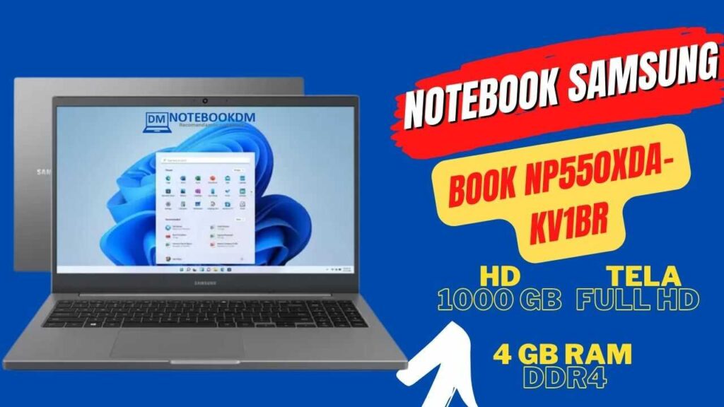 Notebook Samsung Book NP550XDA-KV1BR 2 notebook samsung book np550xda kv1br Notebook Samsung Book NP550XDA-KV1BR