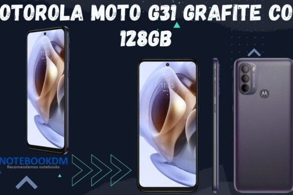 Motorola Moto g31 GRAFITE com 128GB Processador OCTA CORE 4GB RAM câmera traseira 50MP