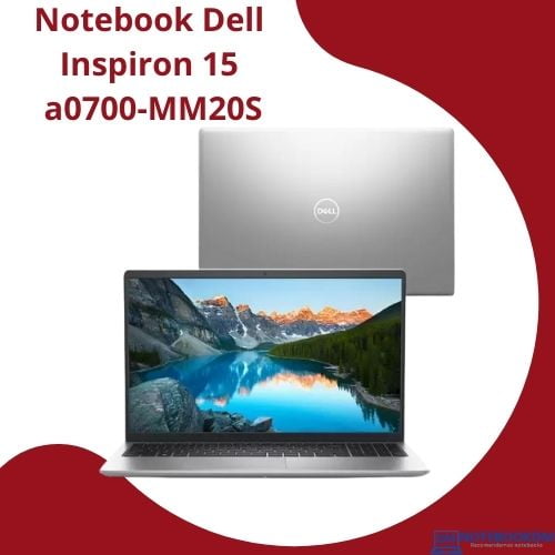Notebook Dell Inspiron 15 a0700-MM20S Tela de 15.6" FHD AMD Ryzen 7 8GB de RAM SSD M2 NVME 256GB Windows 11