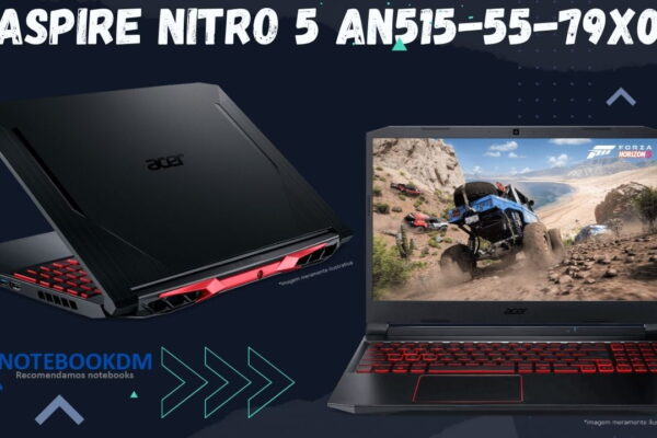 Notebook Gamer Acer Nitro 5 AN515-55-79X0. Sensacional a configuração deste Modelo da Acer.