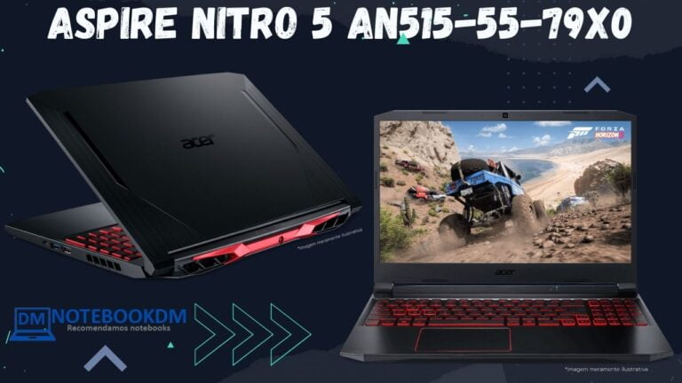 Notebook Gamer Acer Nitro 5 AN515-55-79X0. Sensacional a configuração deste Modelo da Acer.