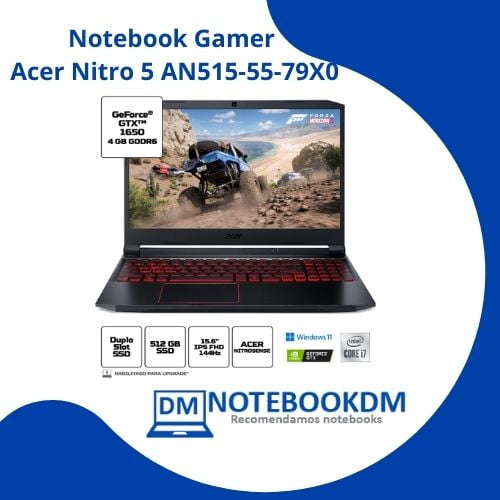 NOTEBOOK GAMER ACER ASPIRE NITRO 5 AN515-55-79X0