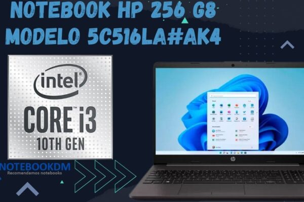 Notebook HP 256 G8 5C517LA#AK4 com Windows 11 Home - Compre o seu hoje