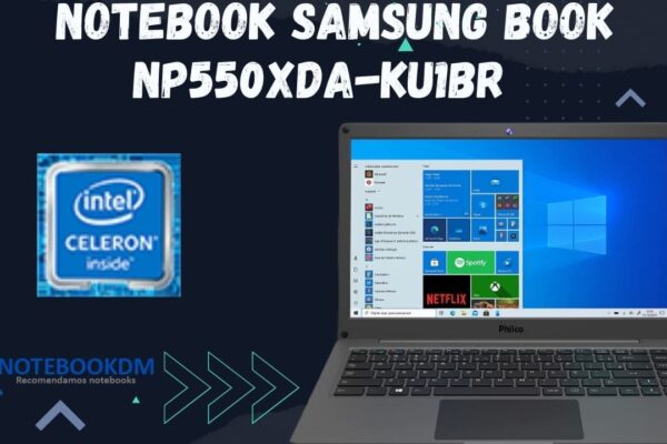 Notebook Philco PNB14.1AC14S128W10 COM Tela FULL HD IPS. IDEAL PARA ESTUDOS.