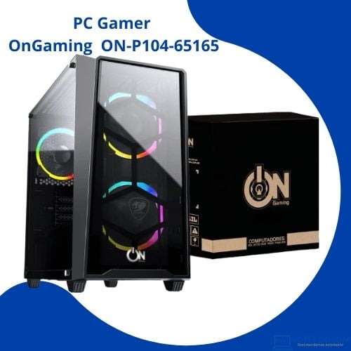 PC Gamer OnGaming Core i5 10400F, GeForce GTX 1650 4GB, 16GB Ram, SSD M.2 500GB, Gabinete Gamer