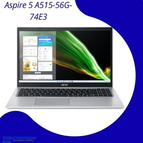 Notebook Acer Aspire 5 A515-56G-74E3 com Geforce MX 350 + Intel Core I7 11º Geração.