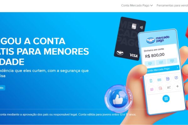 Conta bancária para menor de idade com Cartão de Débito Saques e mais serviços !