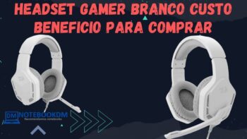 Headset gamer Branco custo beneficio para Comprar Headset Gamer Redragon Themis 2 Lunar White