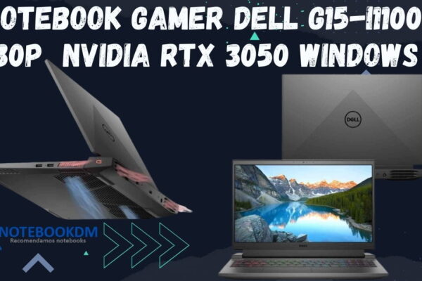 Notebook Gamer Dell G15-i1100-A30P com RTX 3050 por R$6.999,00 Hoje.