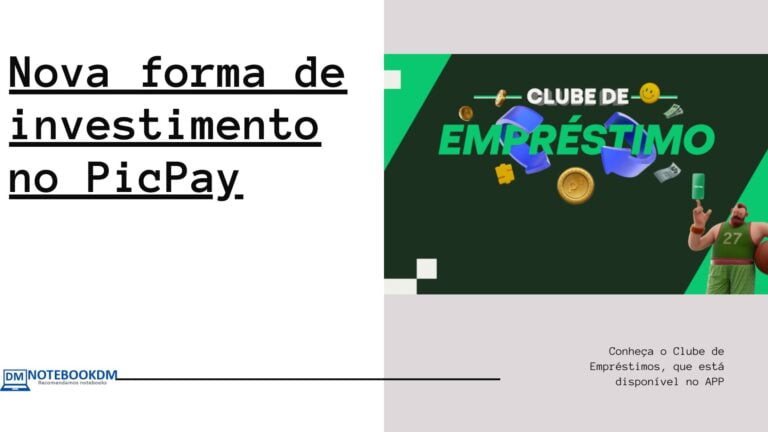 Nova forma de investimento no PicPay - Conheça o Clube de Empréstimos, que está disponível no APP.