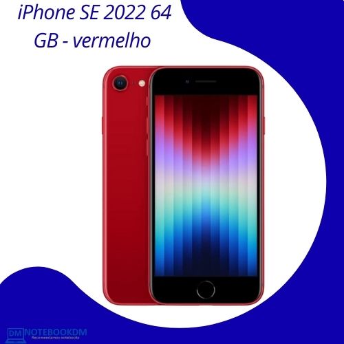 iPhone SE 2022 64 GB - vermelho