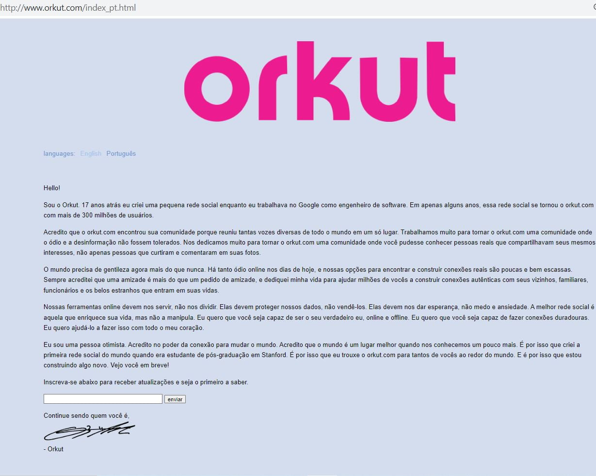 Orkut reativado em 2022 - A maior rede Social dos anos 2000 voltou na noite do dia 27 de abril de 2022.​
