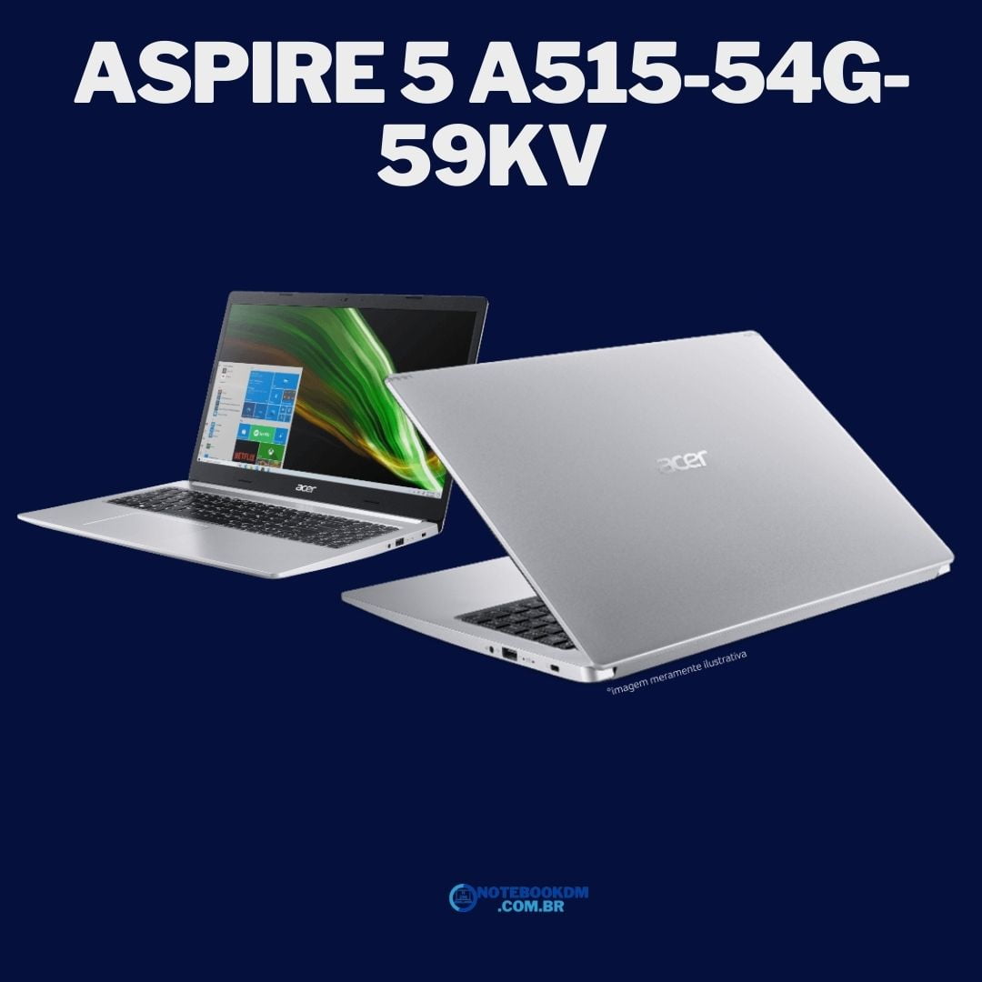 Acer A515-54G-59KV Cinco Destaques do Notebook Aspire 5 A51554G59KV
