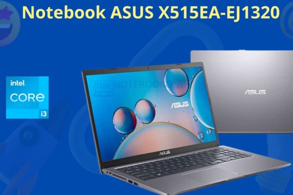 Notebook ASUS X515EA-EJ1320 com LINUX, CORE I3 11º Geração e SSD DE 256 GIGAS