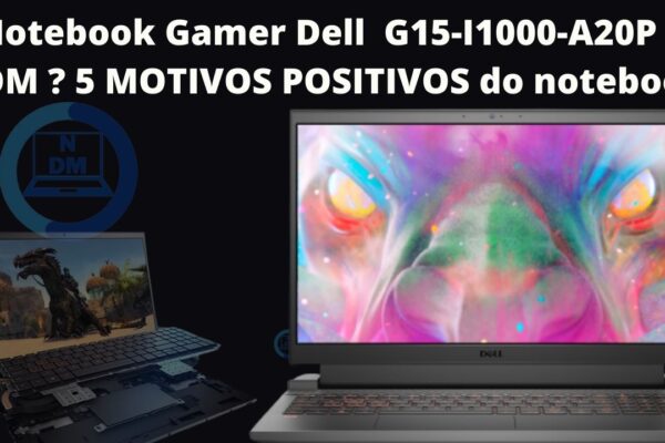 Notebook Gamer Dell G15-I1000-A20P É BOM ? 5 MOTIVOS POSITIVOS do notebook