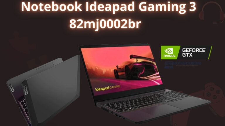 Notebook Ideapad Gaming 3 82mj0002br com Ryzen 5-5600h, GTX1650 de 4 Gigas + Windows 11 Home