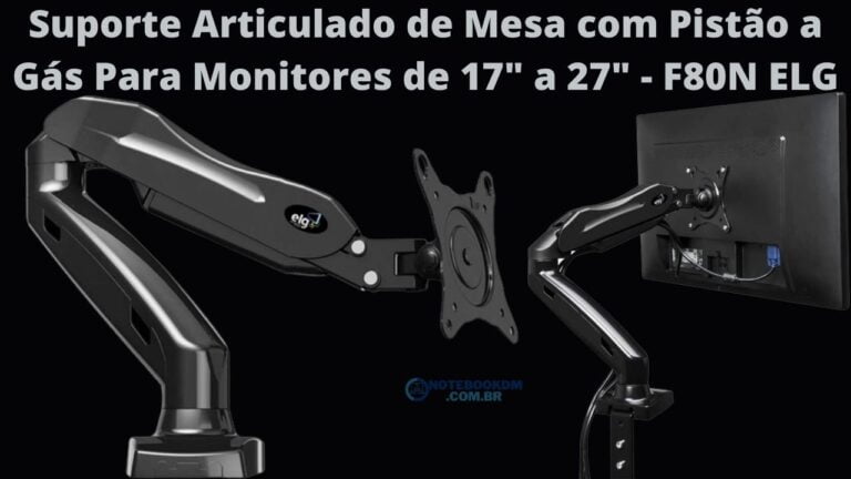Suporte Articulado para monitor de 27 polegadas - Para monitor de 17 até 27 Polegadas F80N ELG
