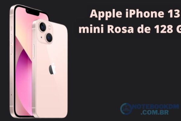 Apple iPhone 13 mini Rosa de 128 GB Com Tela Super Retina XDR 5,4"