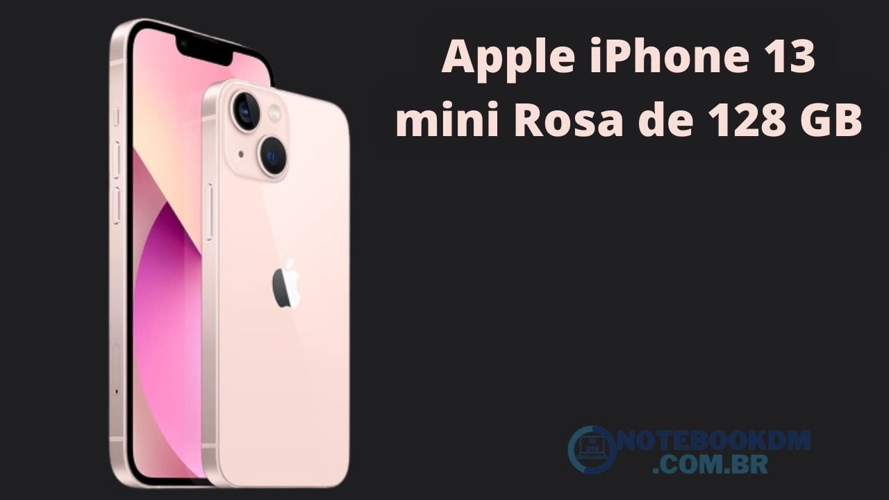 Apple iPhone 13 mini Rosa de 128 GB COM Tela Super Retina XDR 5,4