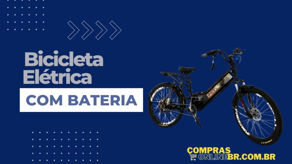 Bicicleta Elétrica com Bateria e autonomia de até 50 KM duos Comfort full